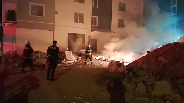 Konya'da korkutan palet yangını!