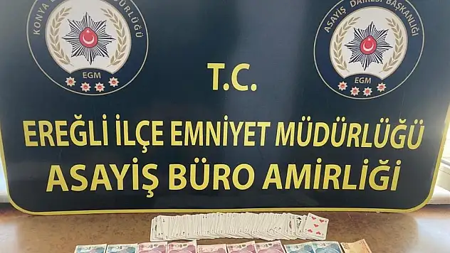 Konya'da kumar oynayan 11 kişiye idari ceza uygulandı