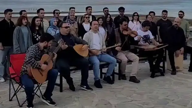 Konya'da kuraklığın vurduğu göl için etkinlik düzenlendi