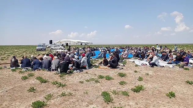 Konya'da kuraklık nedeniyle yağmur duası yapıldı