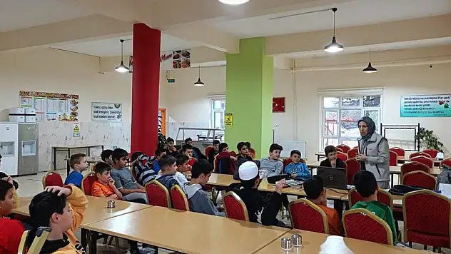 Konya'da Kur'an Kursu öğrencilerine su verimliliği eğitimi verildi