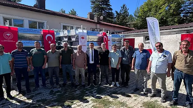 Konya'da mahallelere 170 adet sıvat dağıtıldı