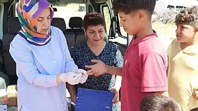 Konya'da mevsimlik tarım işçilerine sağlık taraması yapıldı!