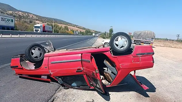 Konya'da meydana gelen trafik kazasında 2 kişi yaralandı