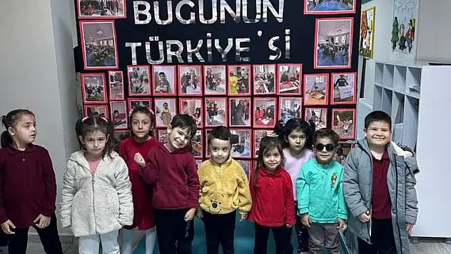Konya'da Minik Öğrencilerden Yerli Ve Milli Mesaj