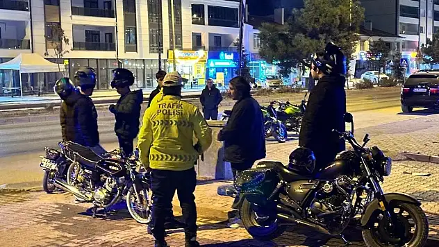 Konya'da motosiklet denetimleri sıklaştırıldı
