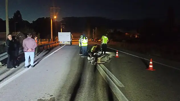Konya'da motosiklet ile kamyonet çarpıştı: 1 ölü