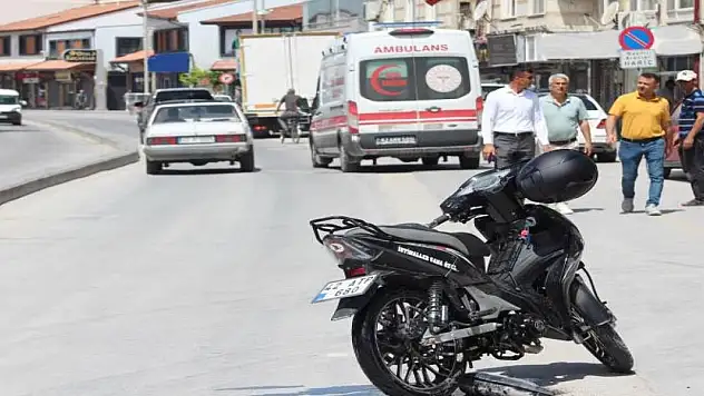 Konya'da motosiklet kazası: 1 yaralı