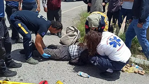 Konya'da motosiklet kazası: 1 yaralı