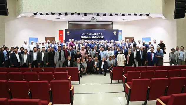 Konya'da Muhtarlarla Gönül Gönüle Buluşma