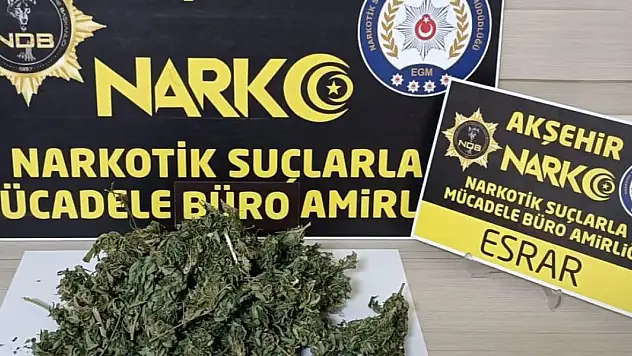 Konya'da narkotik ekiplerinden uyuşturucu operasyonu: 2 tutuklama!