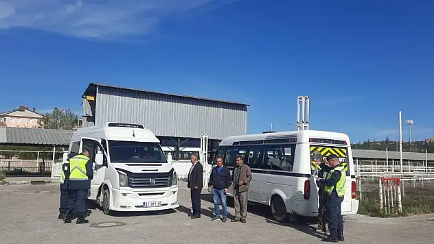 Konya'da öğrenci servisleri denetlendi