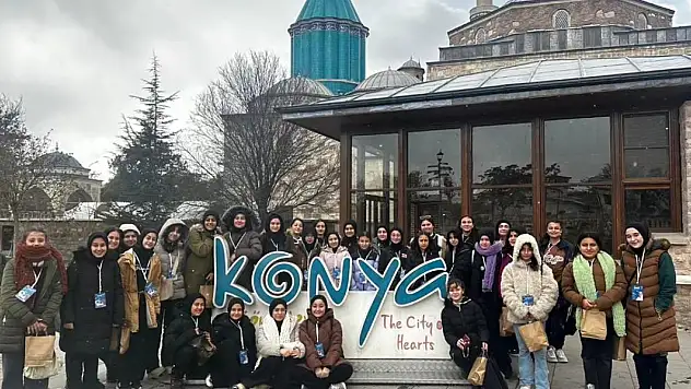 Konya'da öğrenciler bilim ve kültür gezisine katıldı