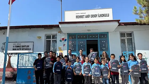 Konya'da Öğrencilere Kırtasiye Desteği!