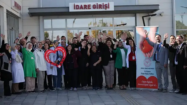 Konya'da organ bağışı etkinliğinde nakil anlatıldı!