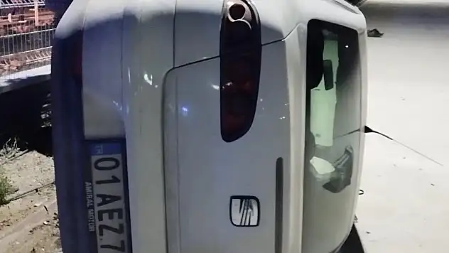 Konya'da otomobil devrildi: 1 yaralı