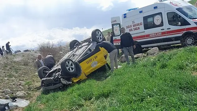 Konya'da otomobil devrildi: 1 yaralı