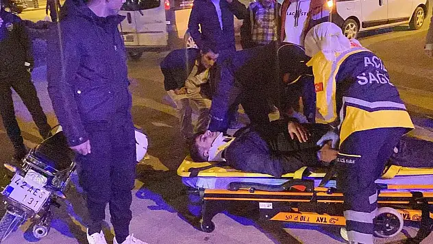 Konya'da otomobil ile motosiklet çarpıştı: 1 yaralı