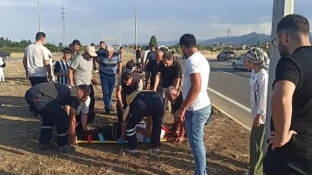 Konya'da otomobil ile motosiklet çarpıştı: 2 ağır yaralı