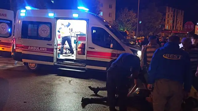 Konya'da otomobil motosiklete çarptı: 1 yaralı