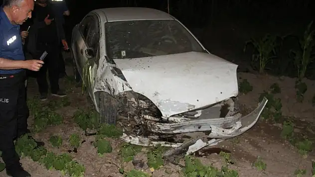 Konya'da otomobil sebze bahçesine girdi: 5 yaralı!