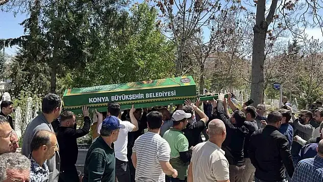 Konya'da otomobilin çarptığı çocuğa son veda