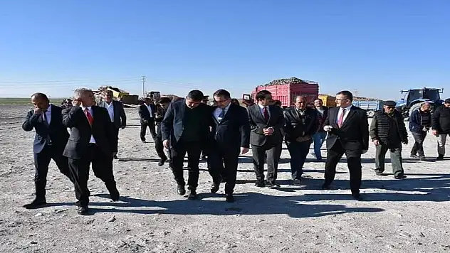 Konya'da pancar sezonu açıldı