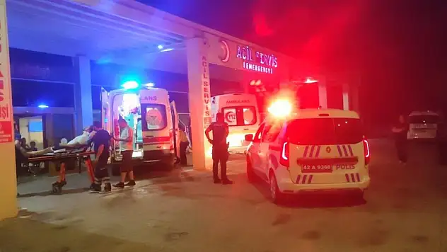 Konya'da park yeri kavgası kanlı bitti! 4 yaralı!