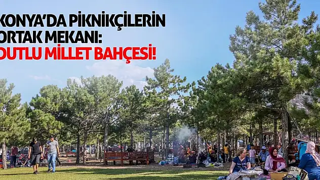 Konya'da Piknikçilerin Ortak Mekanı: Dutlu Millet Bahçesi!