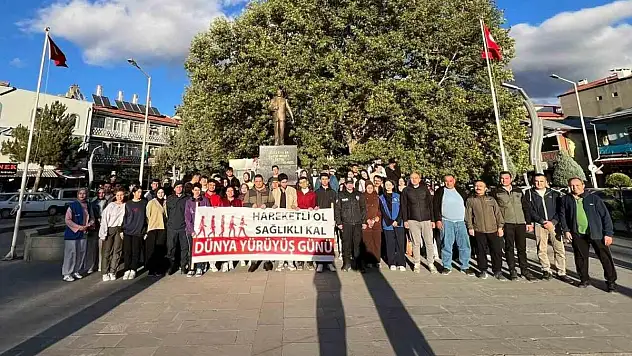 Konya'da 'Sağlık için yürü' etkinliği düzenlendi
