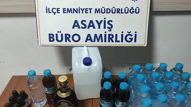 Konya'da sahte alkol operasyonu