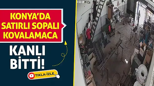 Konya'da Satırlı Sopalı Kovalamaca Kanlı Bitti!