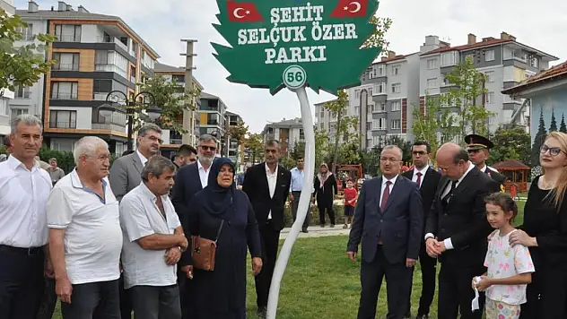 Konya'da Şehit Selçuk Özer Parkı açıldı