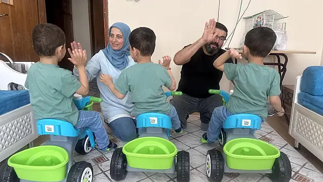 Konya'da Sevgiyle Büyüyen Üç Kalp: Üçüzlere Yuva Oldular!