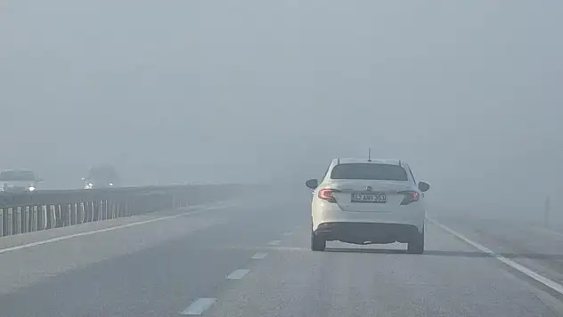 Konya'da sis etkili oldu