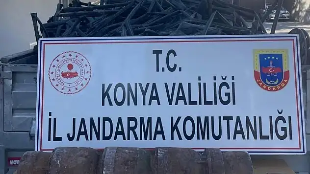 Konya'da sulama malzemelerini çalan hırsızlar yakalandı!