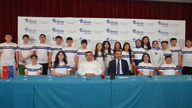 Konya'da TEDEM Koleji'nden, LGS'de büyük başarı
