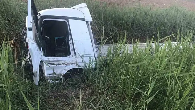Konya'da tır kanala uçtu: 1 ölü, 1 yaralı