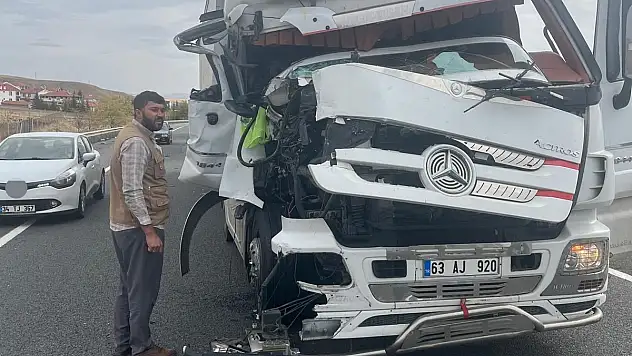 Konya'da tır kazası: 1 yaralı