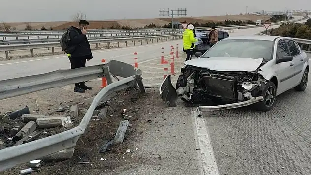 Konya'da trafik kazası: 1 yaralı