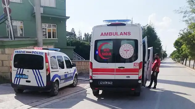 Konya'da üç tekerlekli elektrikli bisiklet devrildi: 3 yaralı