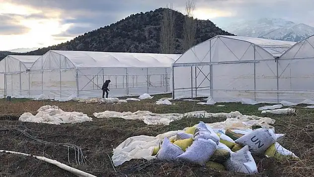 Konya'da üreticilere sera desteği