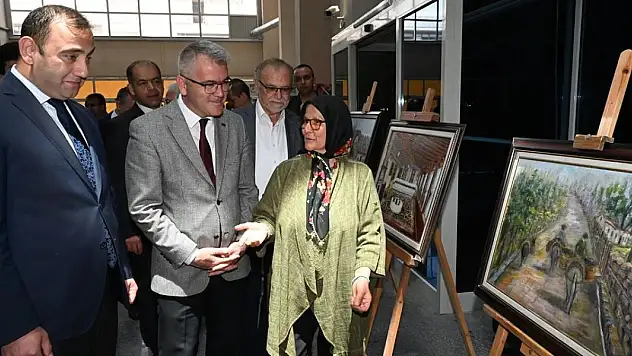 Konya'da yağlı boya sergisi açıldı