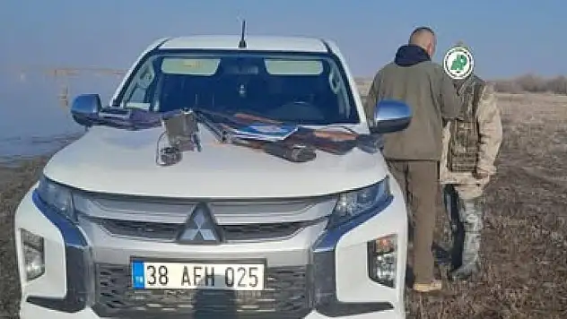 Konya'da yasa dışı avlanan 5 kişiye idari işlem uygulandı
