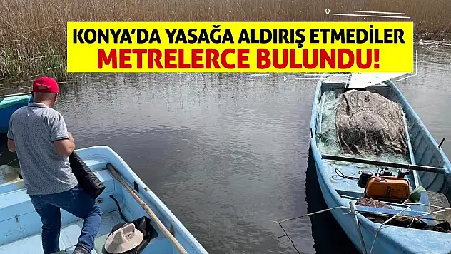 Konya'da Yasağa Aldırış Etmediler Metrelerce Bulundu!