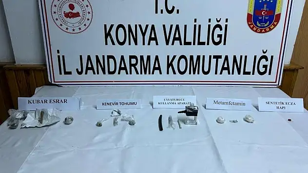 Konya'da Zehir Operasyonu! Evde Ele Geçirilen Maddeler Şok Etti!