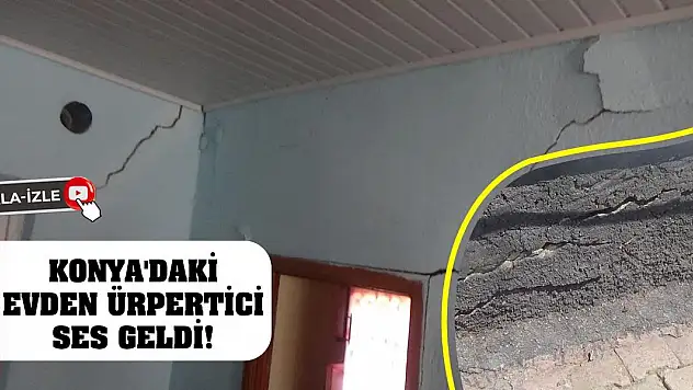Konya'daki evden ürpertici ses geldi! Her şey saniyeler içinde oldu!