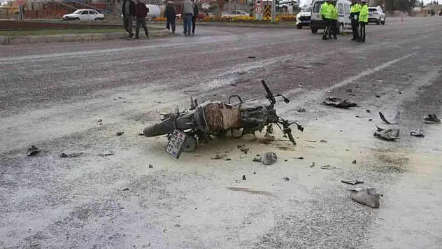 Konya'daki kazadan acı haber! 18 yaşındaki motosiklet sürücüsü hayatını kaybetti