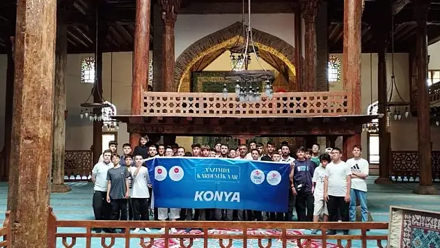 Konya'daki öğrenciler Beyşehir'deki yaz kampında buluştu!