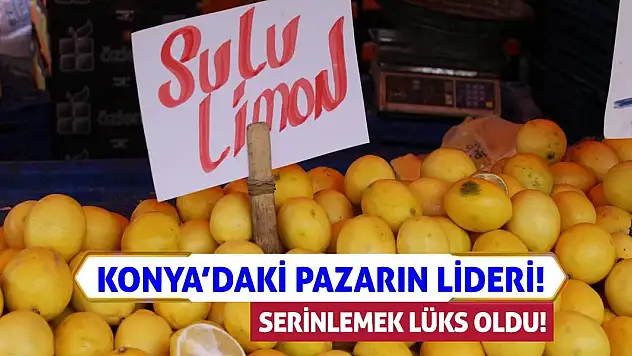 Konya'daki Pazarın Lideri! Serinlemek Lüks Oldu!